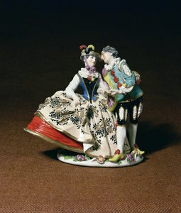 Spaanse geliefden, Meissen groep, ca. 1741